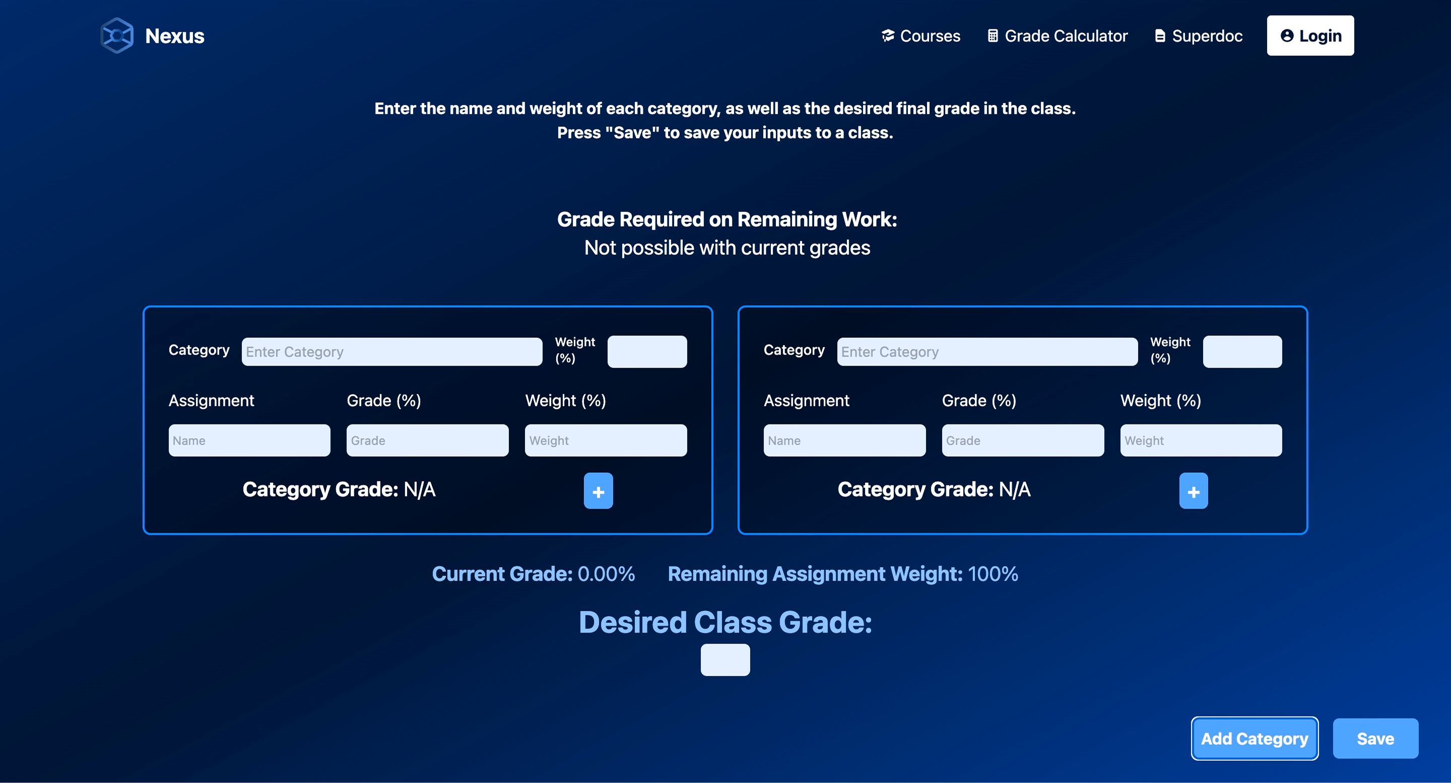 Before: Grade Calculator